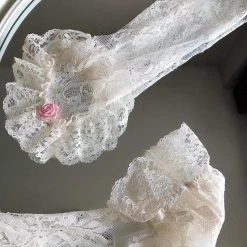 Peiliee Shop Rosy Moonlight Lace Arm Sleeve New Arrivals