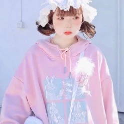 Peiliee Shop Babydoll Lolita Fashion Handmade Lace Bunny Ear Hat New Arrivals