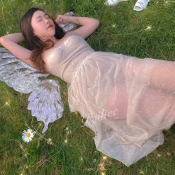 Chic Memories Moonlight Floral Midi Dress With Crystals 11 Chic Memories Moonlight Floral Midi Dress With Crystals