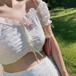 Parision New Arrivals [Parisian Style - From Sweden] Angelic Cotton Dream Set