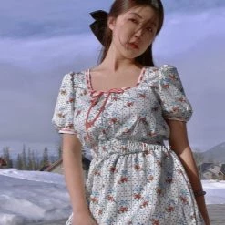 Peiliee Shop X Chic Memories [Exclusive To PeilieeShop ] Oil Painting Girls Dress