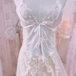 RosySwan New Arrivals [Last Chance] Dream Fairy Handmade Vintage Lingeire Body Dress