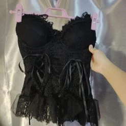 Peiliee Shop [Basic] Rosen Season Corset Dress Set New Arrivals