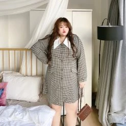 DAJUN [Curve Beauty] Live The French Way Autumn Dress New Arrivals