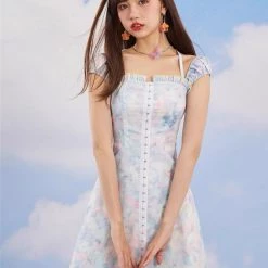 Pastel Macaroons Mini Dress (Brand Mummy Cat) 7 Pastel Macaroons Mini Dress (Brand Mummy Cat)