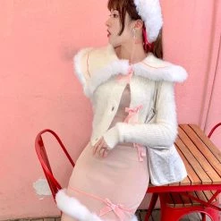 [Premium Selected Brand] Sakura Earl Grey Dress Set By Designer Arilf