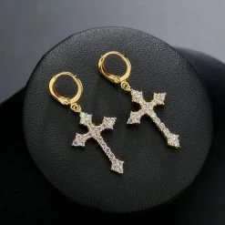 Peiliee Shop New Arrivals Saint Rose Crystal Cross Earring 15 Peiliee Shop New Arrivals Saint Rose Crystal Cross Earring