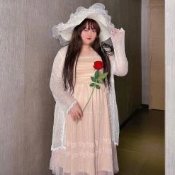 DAJUN New Arrivals [Curve Beauty] Peach Fairy Dress