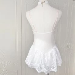 Peiliee Shop [Handmade Lingerie] Peach Melody Lace Top