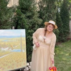 DAJUN Summer 2022 [Curve Beauty] Soft Moments Dress