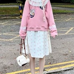 [Arilf] Winter In Paris Garden Floral Dress New Arrivals