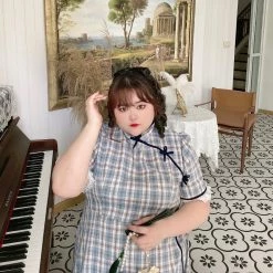 DAJUN New Arrivals [Curve Beauty] Chinese Sweetheart Qipao Dress