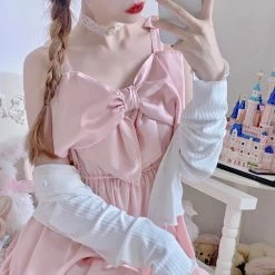 Peiliee ShopX Canmi [Premium Selected] Kiss Me Softly Satin Dress