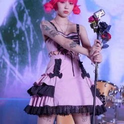 Evil Tooth New Arrivals Cyber Punk Evil Idol Dress Set