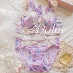 Miss KIKI (Curve Size Included) Mermaid Story Soft Bra Set [Premium Selected Japanese Brand]