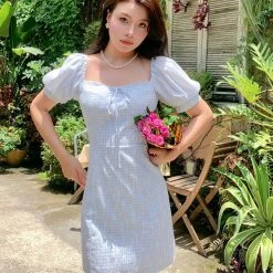 Boss JIA New Arrivals Dream Of The Love Sea Lace And Gingham Mini Dress 15 Boss JIA New Arrivals Dream Of The Love Sea Lace And Gingham Mini Dress