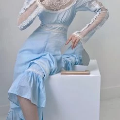 Summer 2022 Princess Diary Vintage Inspired Gunner Sax Style Dress