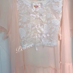 Peiliee Shop New Arrivals [Only 1 Made] White Rose Lace Vest Top