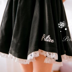 Peiliee 2 Years Anniversary The Dreamy Velvet Dress And Cotton Dress Set New Arrivals