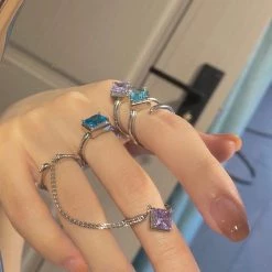 OYO ANGLE New Arrivals Cyber Colors Ring Set