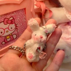 YOKO New Arrivals Bad Lil Bunny Doll Hairpin / Necklace