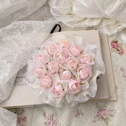 Peiliee Shop New Arrivals [Handmade] Floral Song Vintage Hairband Hat