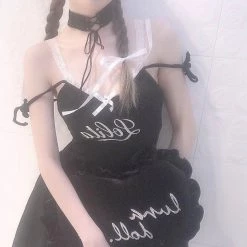 Peiliee Shop New Arrivals [Pillow] Luna Doll Sakura Cocoa Home Wear Set