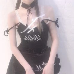 Peiliee Shop New Arrivals [Pillow] Luna Doll Sakura Cocoa Home Wear Set