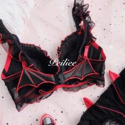 Japanese Lingerie [Cosplay Lingerie ] Sweet Devil 3D Wings Bra Set